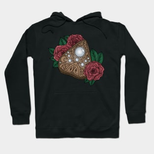 Floral Ouija Planchette Hoodie